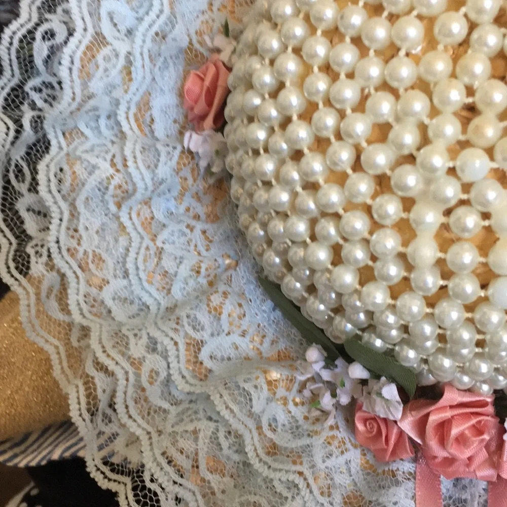 FINAL MARKDOWN DECORATIVE hanging wicker hat